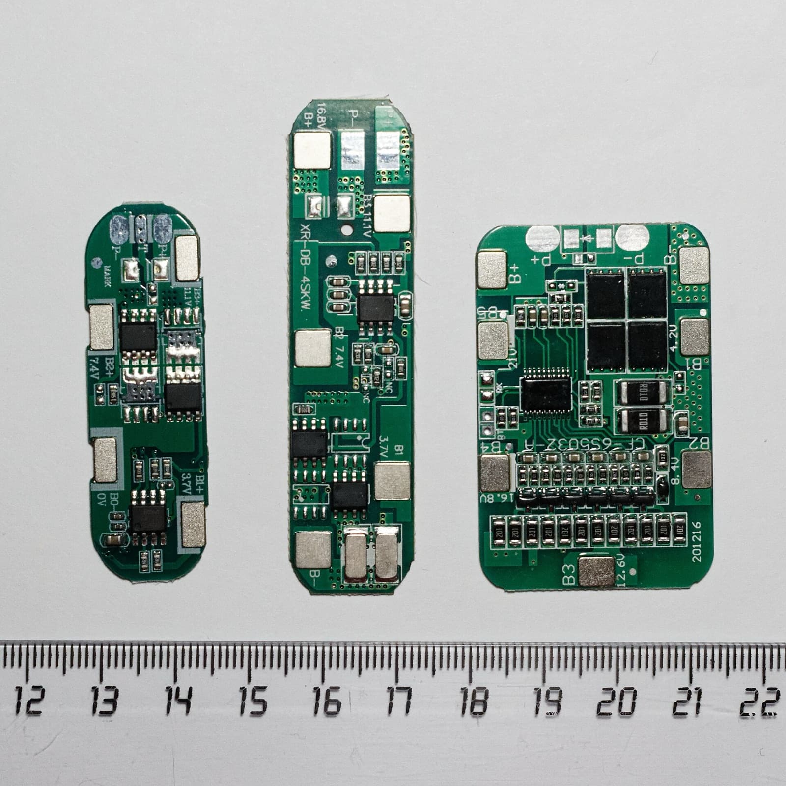 BMS-Platinen für 3S-, 4S- und 6S-Lithium-Akkus